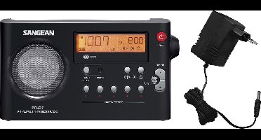 Sangean pack PR-D7 - Draagbare Radio - Zwart