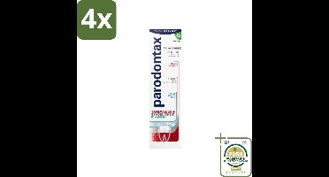 Parodontax - Tandpasta - Tandvlees+Gevoeligheid & Adem - Whitening - 75 ml - Voordeelverpakking - 4 stuks - Adem - Witte glimlach