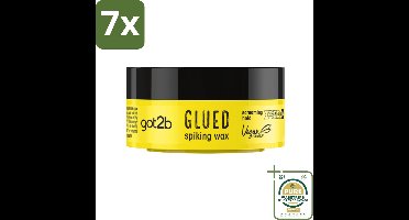 7 x Got2B - Spiking Wax - Glued - 75 ml - Grootverpakking - Spiking Wax - Extreme Hold - Styling Wax - Hair Styling - Wax Voor Haar