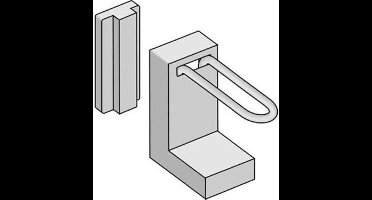 Uponor radiatoraansluitblok 16mm 50x260x240mm