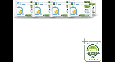 12 x Neutral - Billendoekjes - Parfumvrij - Plasticvrij - Zonder Kleurstoffen - 52 Billendoekjes - Grootverpakking - Vaatwasstrips - Baby Billetje Reinigen - Baby Handje Reinigen - Hypoallergene Doekjes - Zachte Doekjes - Veilige Baby Verzorging