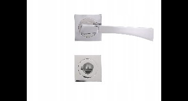 Deurklink CUBA Nikkel WC Schild Set - Interieurdeuren