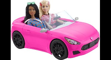 Barbie Glam Cabrio Auto - Poppenvoertuig