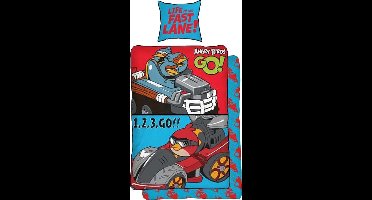 Angry Birds GO Dekbedovertrek - Eenpersoons - 140x200 cm - Multi