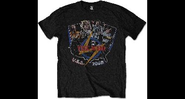 The Who - USA Tour Vintage Heren T-shirt - L - Zwart