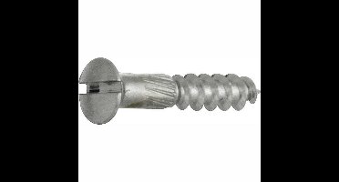 Houtschroef DIN 95 (4 stuks) 4,0x25 mm mat chroom