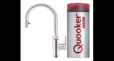 Quooker Flex Kokendwaterkraan - C uitloop - COMBI Reservoir - RVS - 3 in 1