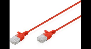 Digitus DK-1618-050S-R netwerkkabel Rood 5 m Cat6 U/UTP (UTP) Rond