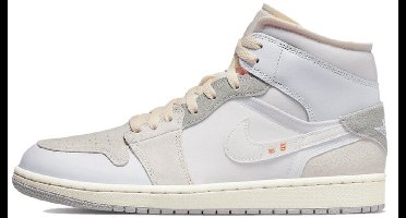 Nike Air Jordan 1 Mid SE Craft Inside Out White Grey - DM9652-100 - Maat 40 - Sneakers Dames