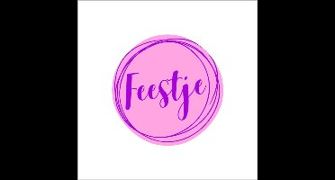 Sticker feestje – 39 mm – 250 st
