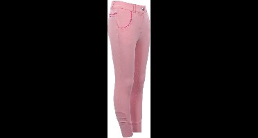 Paardenpraattv Paardrijbroek Paardenpraat By Ej Johnny Full Grip Kids Lichtroze - 152
