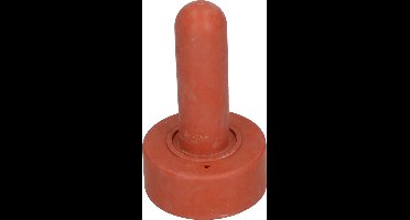 Excellent Kalverfles 2,5 Liter - Melkspeen los - Zachte speen - Super rubber - Rood - 10 CM x 6 CM x 6 CM