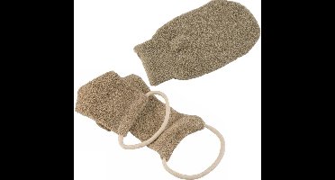 Naturae donum scrubband en handschoen linnen bio