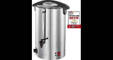 ProfiCook PC-HGA 1196 hete drankautomaat, 7 liter tank inhoud, hoogwaardige roestvrijstalen behuizing, 7 liter, zilver