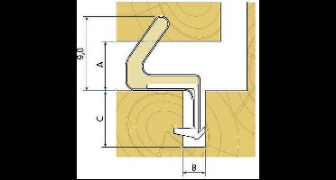 Q-Lon 3118 Groefbreedte 30-33mm Per 7M Wit