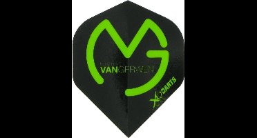 XQ-Darts Micheal van Gerwen flight - Zwart