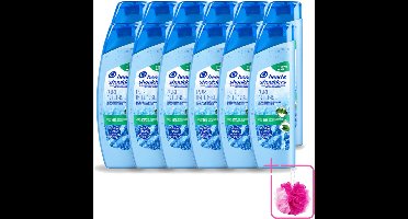12 x Head & Shoulders - Anti-Roos Shampoo - Pure Intense - Extra Verkoelend - 250 ml - Bulkverpakking - Roosvrij haar - Douchemop - Roosbestrijding