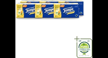 6 x Tempo – Zakdoekjes – Soft & Sensitive - Grootverpakking - Vaatwasstrips - Zachte Zakdoekjes - Gevoelige Neus - Allergie - Verkoudheid - Kamille