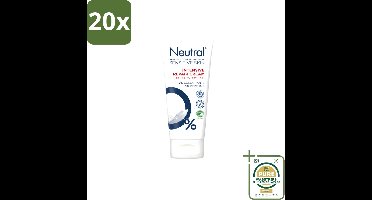 20 x Neutral – Bodycrème – 0% Intensive Repair – 100 ml - Wasstrips - Gevoelige Huid - Extra Droge Huid - Ruwe Huid - Intensieve Herstelcrème - 0% Parfum
