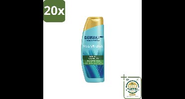 20 x Head & Shoulders - Shampoo - DermaXpro - Kalmeert - 225ml - Wasstrips - Kalmerend Shampoo - Anti-roos Shampoo - Droge Hoofdhuid - Jeukende Hoofdhuid - Roosverzorging