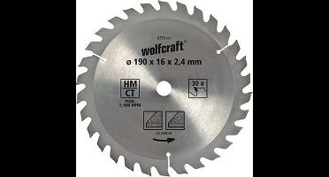 Wolfcraft Cirkelzaagblad 160mm