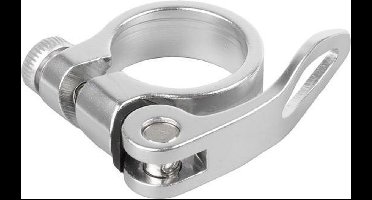 Mirage Zadelpenklem - Snelspanner - Aluminium - 31.8 mm - Zilver