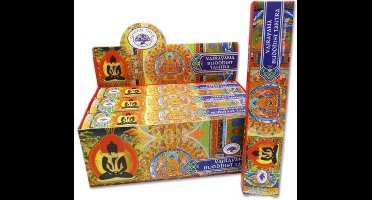 Wierook-Buddhist Tantra-Box-12-pakjes-á-15-stokjes