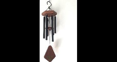 Nature's Melody Windgong Premiere Grande Chime black 50cm - Windorgel - Muzikaal gestemd - Instrument