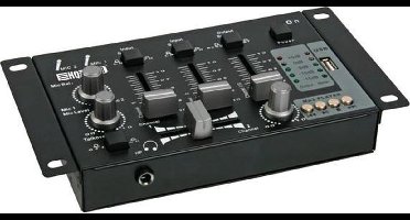 HQ-Power Mengpaneel, 2 kanalen + USB-ingang