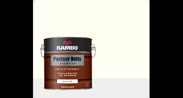 Rambo Pantser Beits Dekkend - 2,5 liter - Zuiverwit