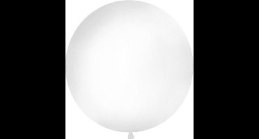 Reuzeballon wit | 1 meter groot