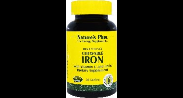 Chewable Iron, Cherry Flavor (90 Tablets) - Nature's Plus