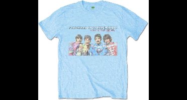 The Beatles - LP Here Now Heren T-shirt - M - Blauw
