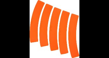 Set van 10 gebogen lijnen - UNI