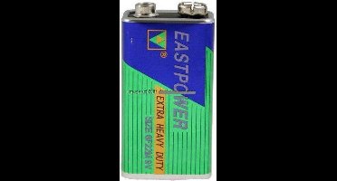 ABC-led 9V Batterij - 1 stuk