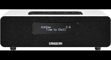 Sangean-DDR-36 - Radio met Bluetooth en DAB+ - Wit