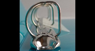 20x EXXO-HFP #22046 - Stevige PP Ringband; A4 4-D Ring 25mm; Robijn rood