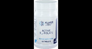 Klaire Labs Active B12- Folaat - 60 tabletten