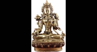 Yogi & Yogini naturals Witte Tara messing (20cm)