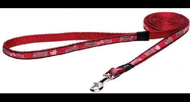 Rogz for dogs scooter hondenriem rood 16MMX140CM