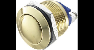 TRU COMPONENTS GQ 19B-G Vandalismebestendige druktoets 48 V/DC 2 A 1x uit/(aan) Moment IP65 1 stuk(s)