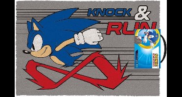 Pyramid International Sonic The Hedgehog Doormat Knock And Run 40 x 60 cm Rugs
