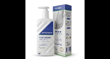 Hypogeen Voetencrème - Voetcrème voor Zeer Droge Voeten - Met 5% Ureum, Ceramiden, Ectoïne & Squalaan - Parfumvrij - Pompflacon 300 ml