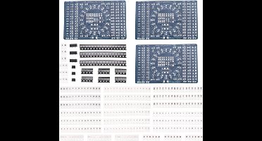 Elektronische Schakelingen Oefenbord - Elektronica Training Kit - DIY Oefenbord - SMD Soldeer Praktijkbord - NE555 CD4017 - Elektronische Componenten - Geschikt voor Beginners - Elektronica Leren - Elektronica Praktijkbord - Elektronica Oefeningen