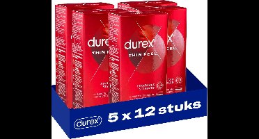 Durex Condooms Thin Feel 12st - 5 Stuks - Voordeelverpakking