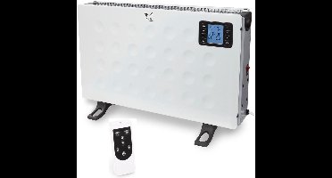MaxxHome Smart Convectorkachel, voor binnen, drie warmtestanden, 2000 W, thermostaat - afstandsbediening en Tuya app