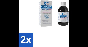 2 x Curasept – Mondspoeling – ADS DNA 212 CHX 0,12% – 200 ml - Mondspoeling - Chloorhexidine - Tandvlees - Tandplak - Mondhygiëne
