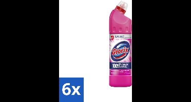 6 x Glorix Bleek Pink Power 750 ml - Bleek - Hygiëne - Reiniging - Toilet - Badkamer