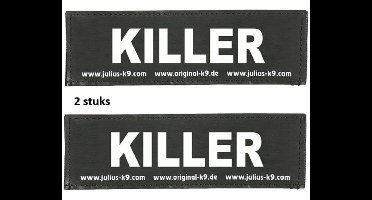 Julius K9 Tekstlabel – killer klein