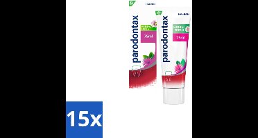 15 x Parodontax - Tandpasta - Herbal Fresh - Bergamot & Mint - 75 ml - Tandpasta Bergamot Mint - Gezond Tandvlees - Bloedend Tandvlees - Tandplak Verwijderen - Fluoride